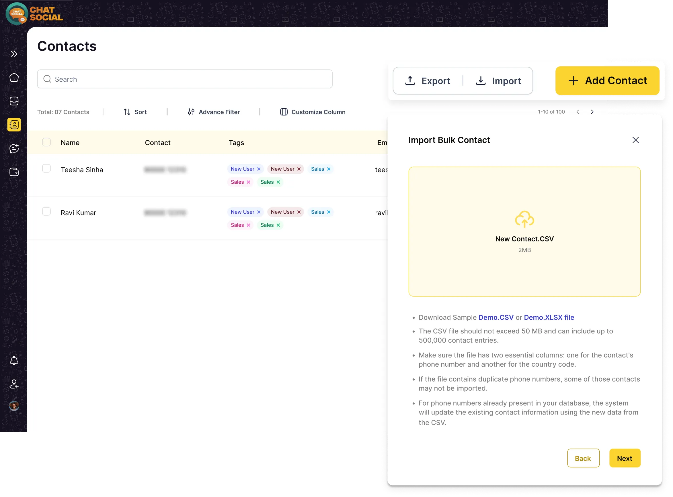 Import Your Customer Contacts - illustration